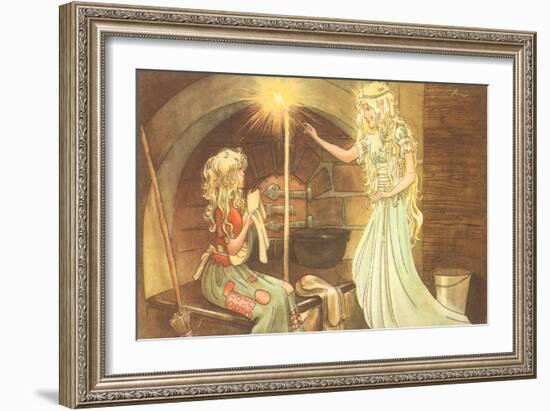 CA Fairy 35-Vintage Apple Collection-Framed Giclee Print