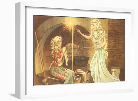 CA Fairy 35-Vintage Apple Collection-Framed Giclee Print