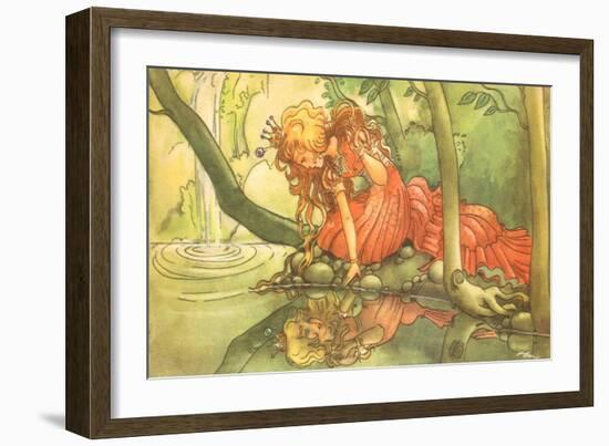 CA Fairy 36-Vintage Apple Collection-Framed Giclee Print