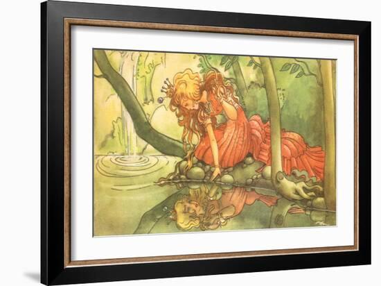 CA Fairy 36-Vintage Apple Collection-Framed Giclee Print