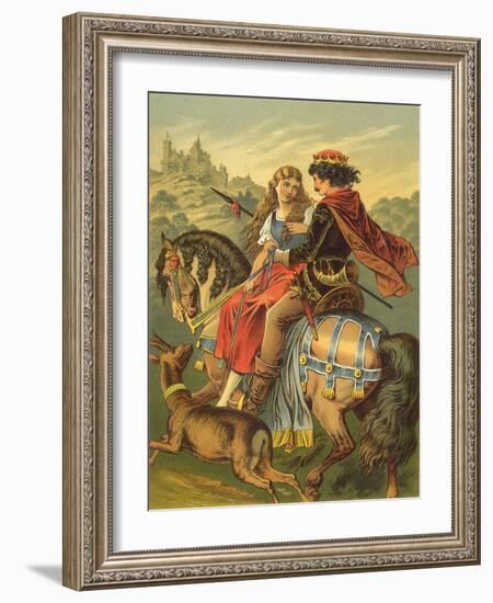 CA Fairy 43-Vintage Apple Collection-Framed Giclee Print