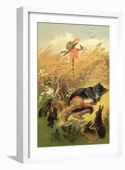CA Fairy 45-Vintage Apple Collection-Framed Giclee Print