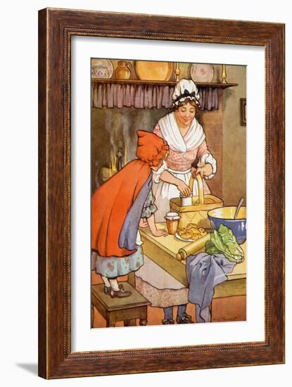 CA Fairy 49-Vintage Apple Collection-Framed Giclee Print