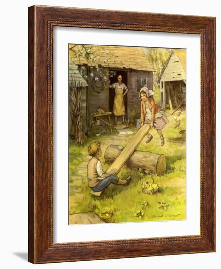 CA Fairy 66-Vintage Apple Collection-Framed Giclee Print