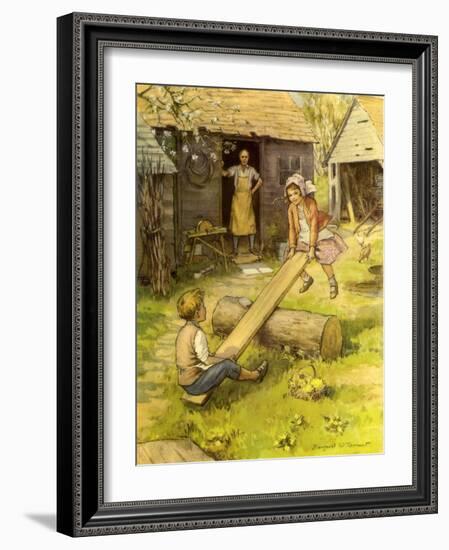 CA Fairy 66-Vintage Apple Collection-Framed Giclee Print