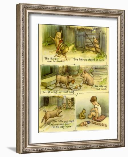 CA Fairy 68-Vintage Apple Collection-Framed Giclee Print