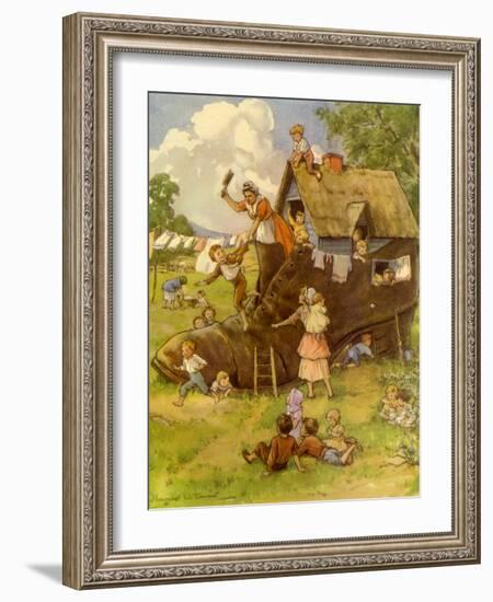 CA Fairy 69-Vintage Apple Collection-Framed Giclee Print