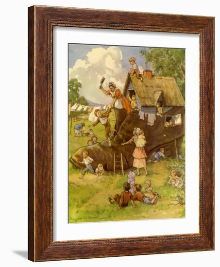 CA Fairy 69-Vintage Apple Collection-Framed Giclee Print