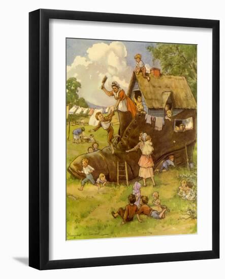 CA Fairy 69-Vintage Apple Collection-Framed Giclee Print