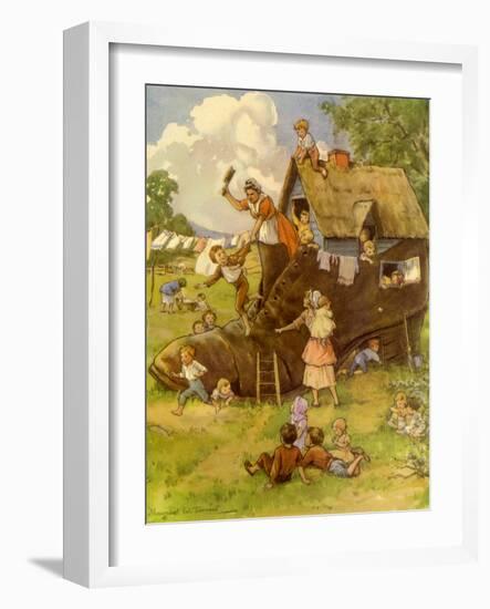 CA Fairy 69-Vintage Apple Collection-Framed Giclee Print