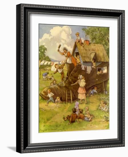 CA Fairy 69-Vintage Apple Collection-Framed Giclee Print