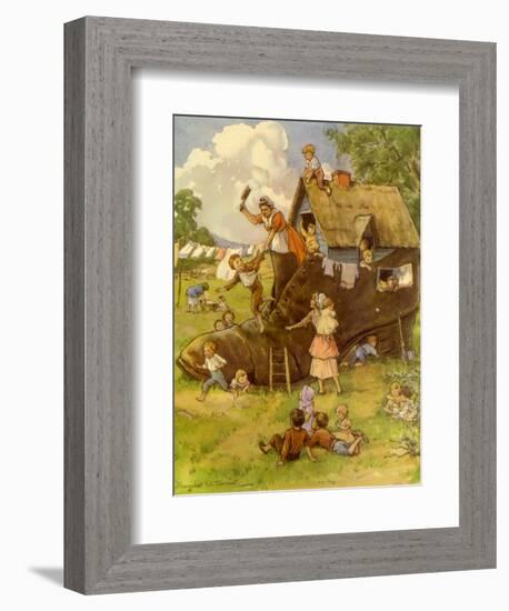 CA Fairy 69-Vintage Apple Collection-Framed Giclee Print