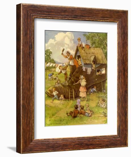 CA Fairy 69-Vintage Apple Collection-Framed Giclee Print