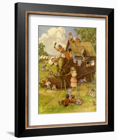 CA Fairy 69-Vintage Apple Collection-Framed Giclee Print