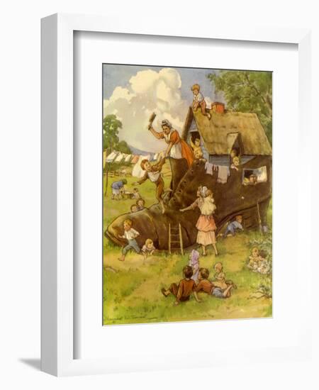 CA Fairy 69-Vintage Apple Collection-Framed Giclee Print