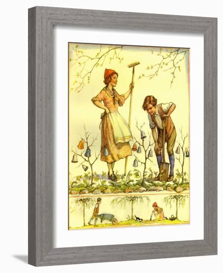 CA Fairy 72-Vintage Apple Collection-Framed Giclee Print