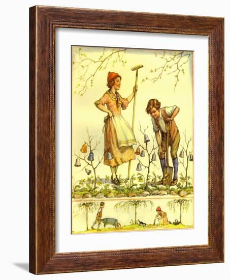 CA Fairy 72-Vintage Apple Collection-Framed Giclee Print