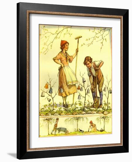 CA Fairy 72-Vintage Apple Collection-Framed Giclee Print