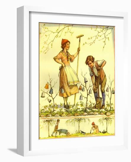 CA Fairy 72-Vintage Apple Collection-Framed Giclee Print