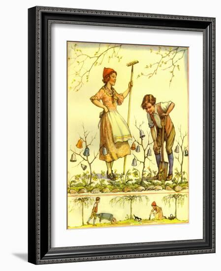 CA Fairy 72-Vintage Apple Collection-Framed Giclee Print