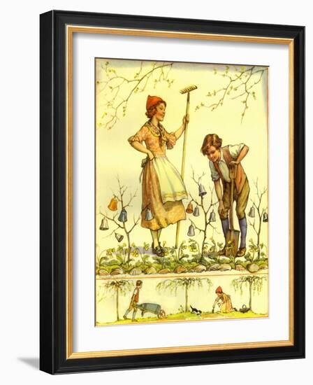 CA Fairy 72-Vintage Apple Collection-Framed Giclee Print