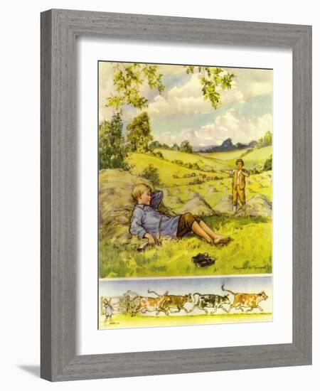 CA Fairy 73-Vintage Apple Collection-Framed Giclee Print