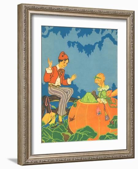 CA Fairy 75-Vintage Apple Collection-Framed Giclee Print