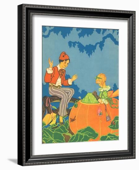 CA Fairy 75-Vintage Apple Collection-Framed Giclee Print