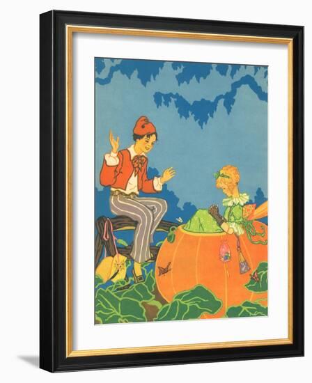 CA Fairy 75-Vintage Apple Collection-Framed Giclee Print