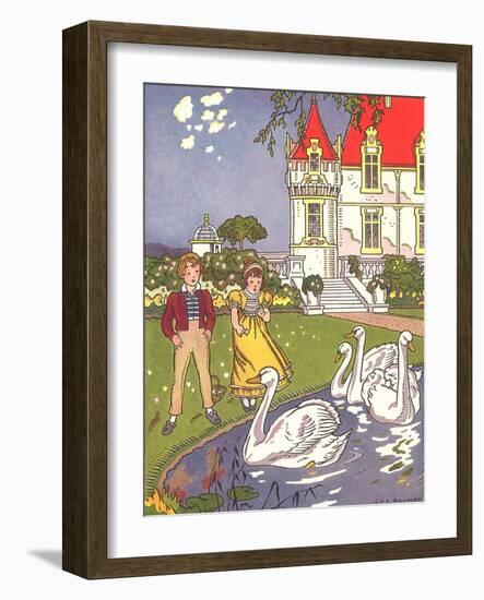 CA Fairy 76-Vintage Apple Collection-Framed Giclee Print