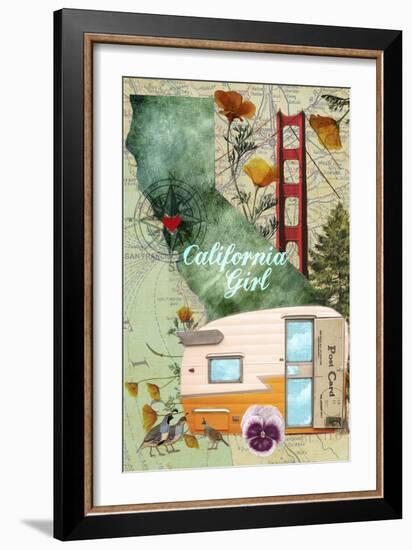 CA Girl-Sandy Lloyd-Framed Art Print