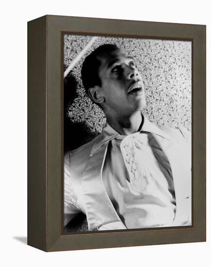 Cab Calloway, African American Band Leader and Jazz Singer, 1933-null-Framed Stretched Canvas