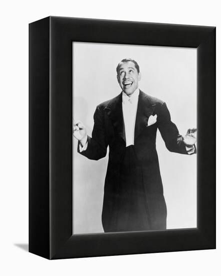 Cab Calloway, Flamboyant African America Bandleader Holding Conductor's Baton. 1951-null-Framed Stretched Canvas