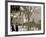 Cab Stand at Madison Square, New York-null-Framed Photo