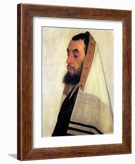 Cabalist-Isidor Kaufmann-Framed Art Print