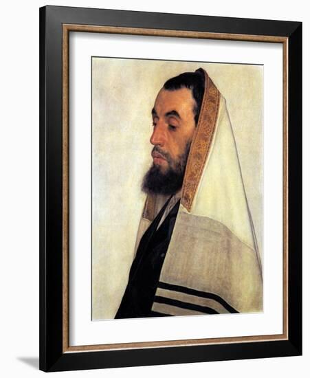 Cabalist-Isidor Kaufmann-Framed Art Print