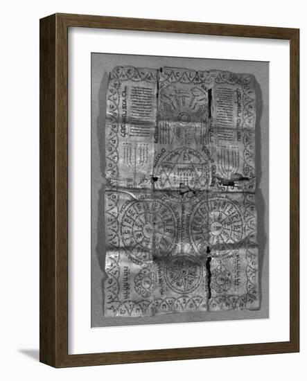 Cabalistic Amulet (Parchment)-null-Framed Giclee Print