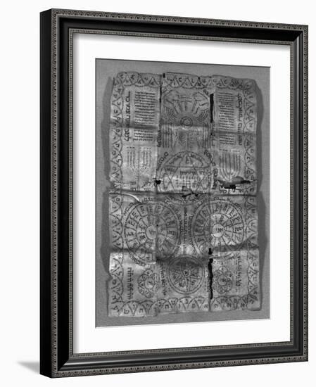 Cabalistic Amulet (Parchment)-null-Framed Giclee Print