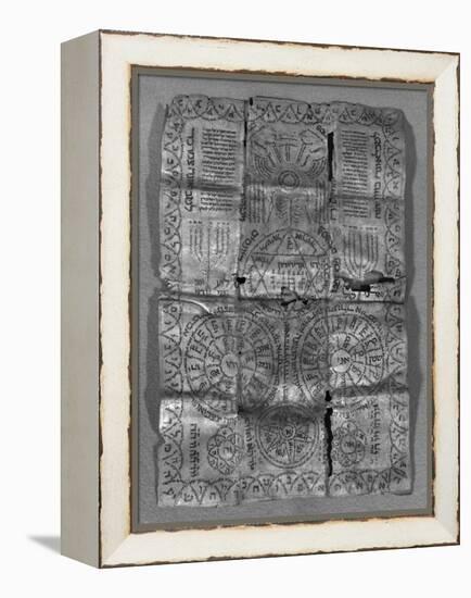 Cabalistic Amulet (Parchment)-null-Framed Premier Image Canvas