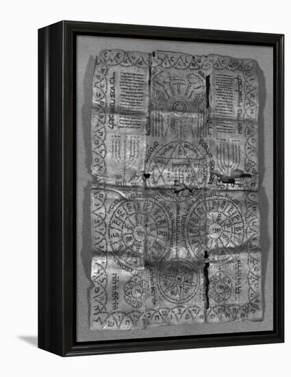 Cabalistic Amulet (Parchment)-null-Framed Premier Image Canvas