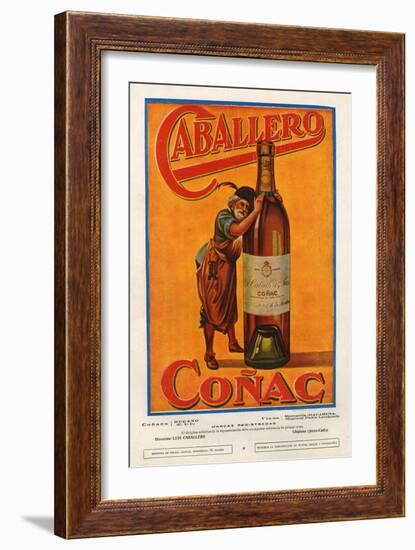 Caballero, Magazine Advertisement, Spain, 1920-null-Framed Giclee Print