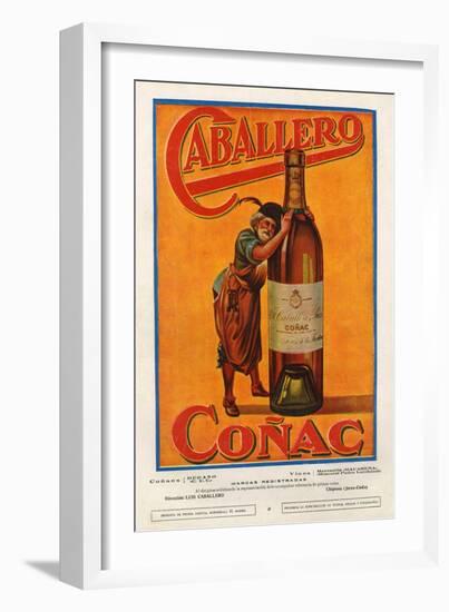 Caballero, Magazine Advertisement, Spain, 1920-null-Framed Giclee Print