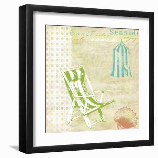 Cabana Beach Citrus Collage I-Paul Brent-Framed Art Print