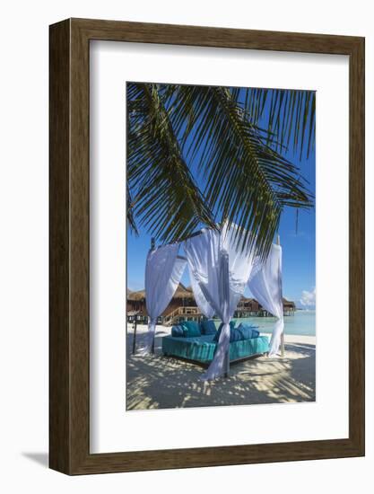 Cabana on the Anantara Veli resort, South Male Atoll, Maldives-Jon Arnold-Framed Photographic Print