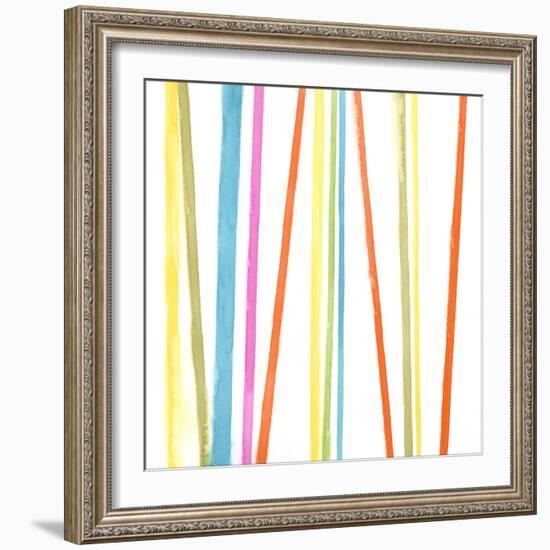 Cabana Stripes I-Erica J. Vess-Framed Art Print