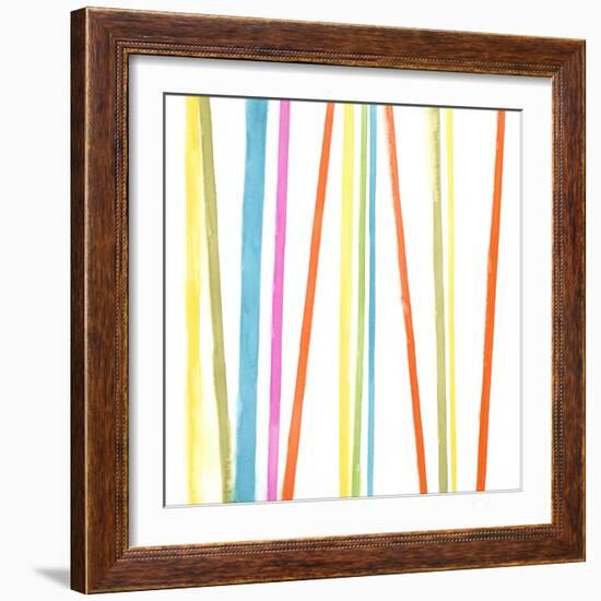 Cabana Stripes I-Erica J. Vess-Framed Art Print