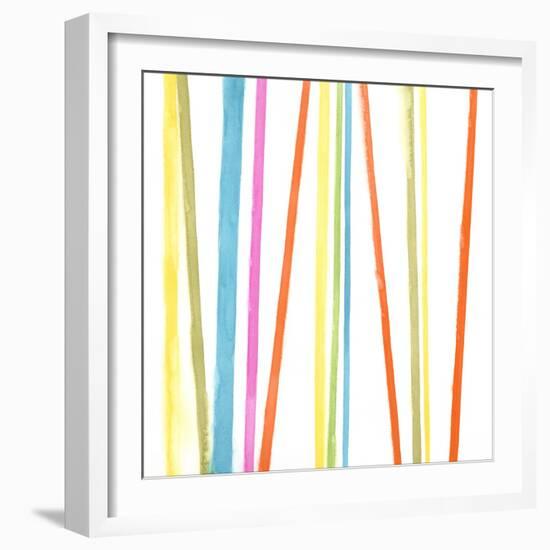 Cabana Stripes I-Erica J. Vess-Framed Art Print