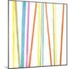 Cabana Stripes I-Erica J. Vess-Mounted Art Print