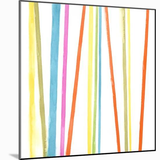 Cabana Stripes I-Erica J. Vess-Mounted Art Print