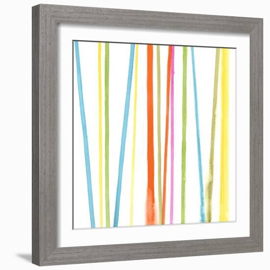 Cabana Stripes II-Erica J. Vess-Framed Art Print